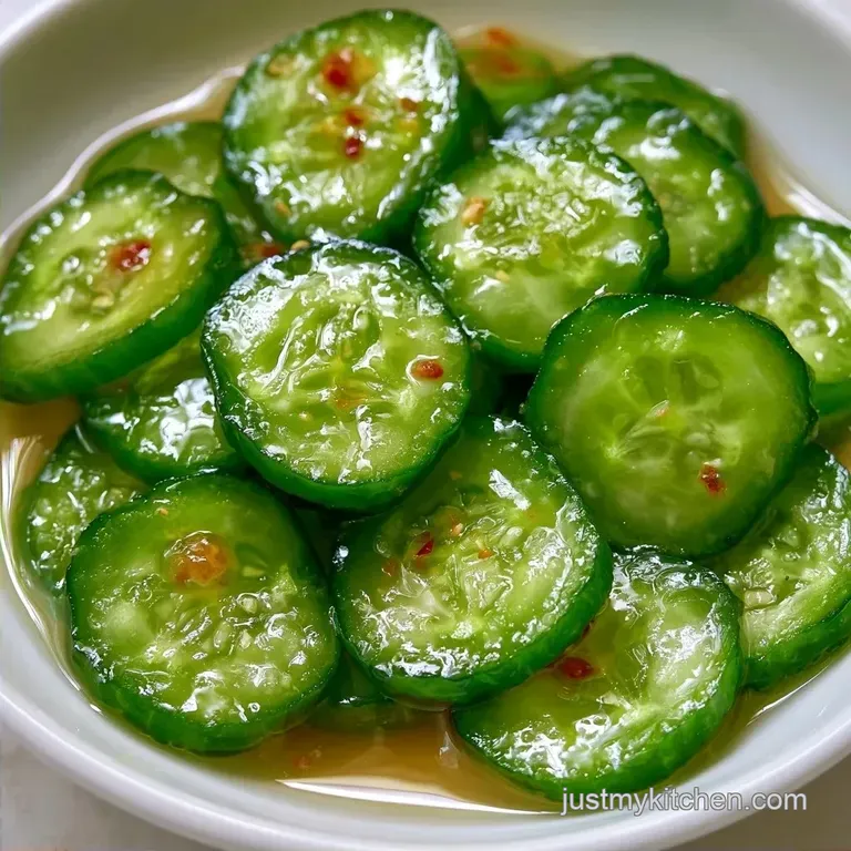 Crunchy Pickled Cucumbers in 25 Minutes