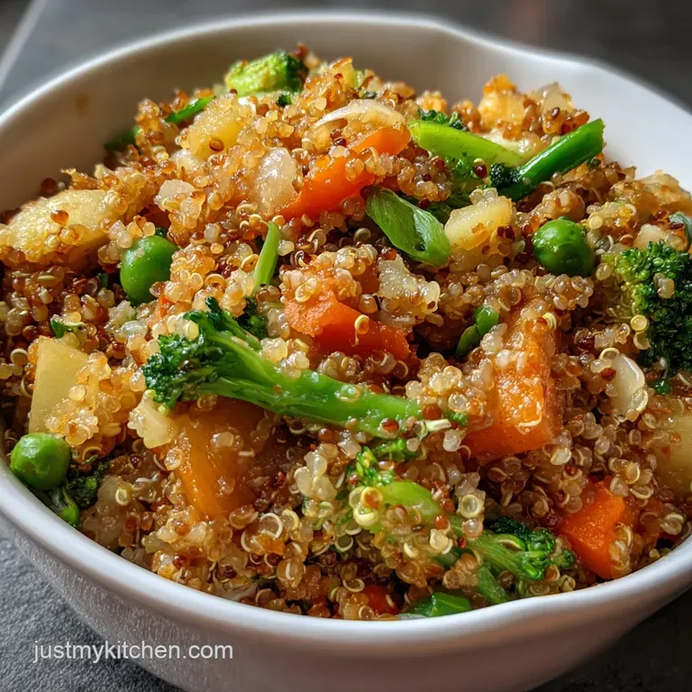 Quinoa Fried Rice with Mixed Vegetables