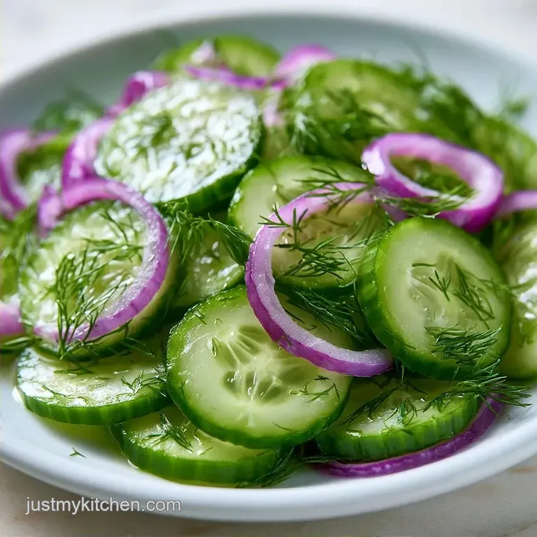 Refrigerator Dill Pickles with Garlic and Dill