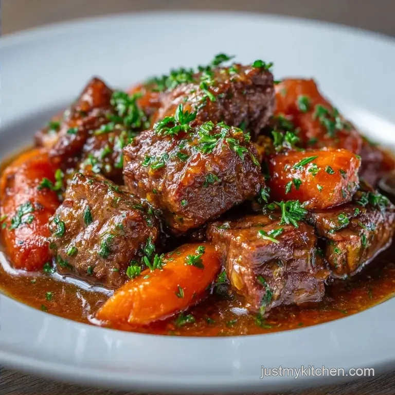 Slow Cooker Beef Casserole: Tender and Silky