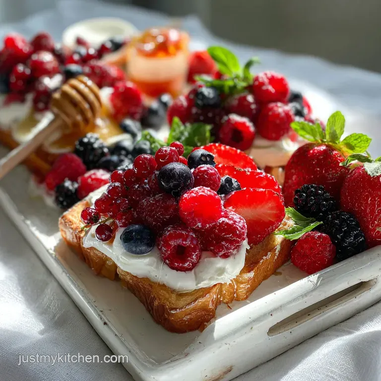 Sweet Butter Board with Honey and Berries