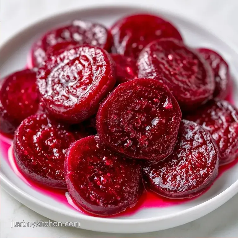 Sweet Pickled Beets with Apple Cider Vinegar