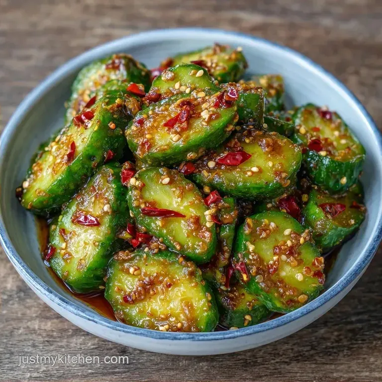 Sweet Spicy Cucumber Salad: Shatter Crisp and Bold