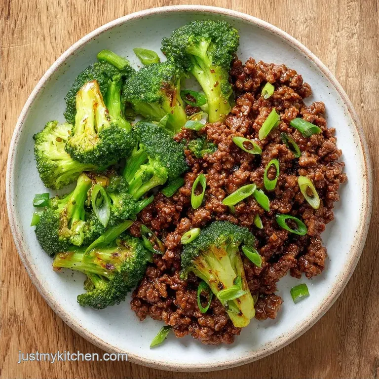 Teriyaki Ground Beef Bowl: Savory and Sweet