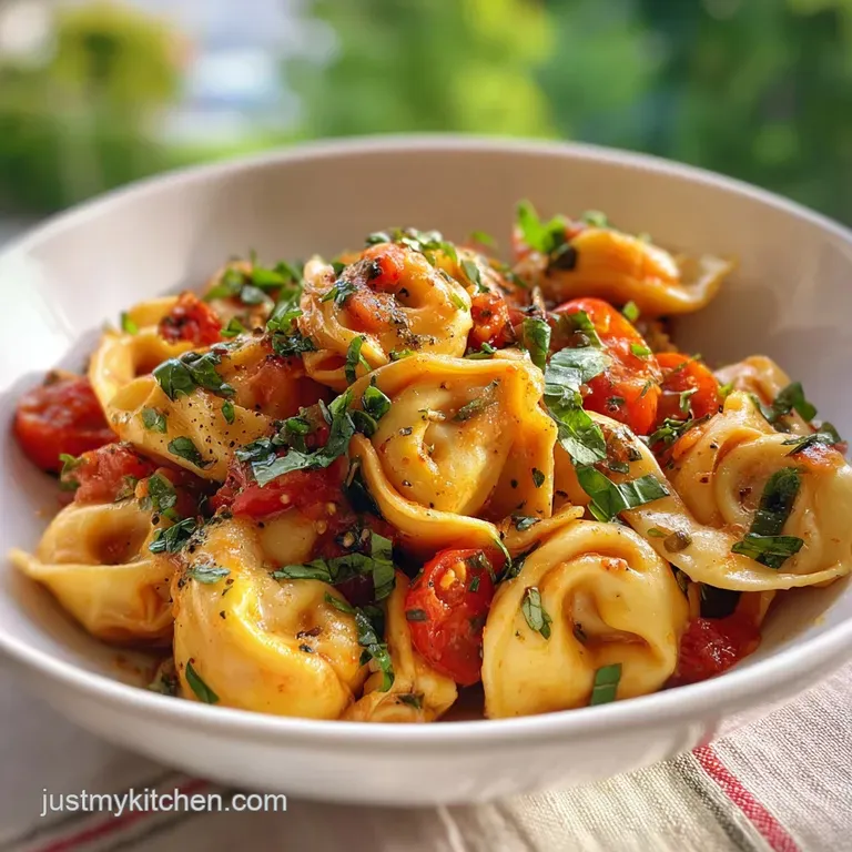 One-Pot Tomato Basil Tortellini