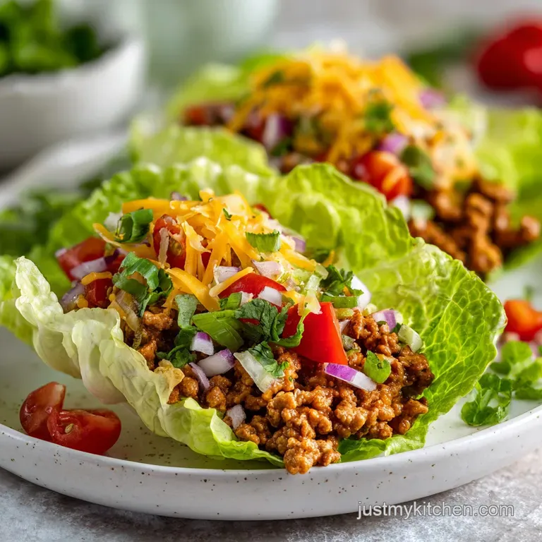 Turkey Taco Lettuce Wraps