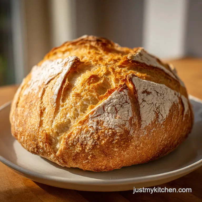 Slices of hearty sourdough on a wooden board, served alongside creamy butter, evoking a sense of comfort and wholesome goo...